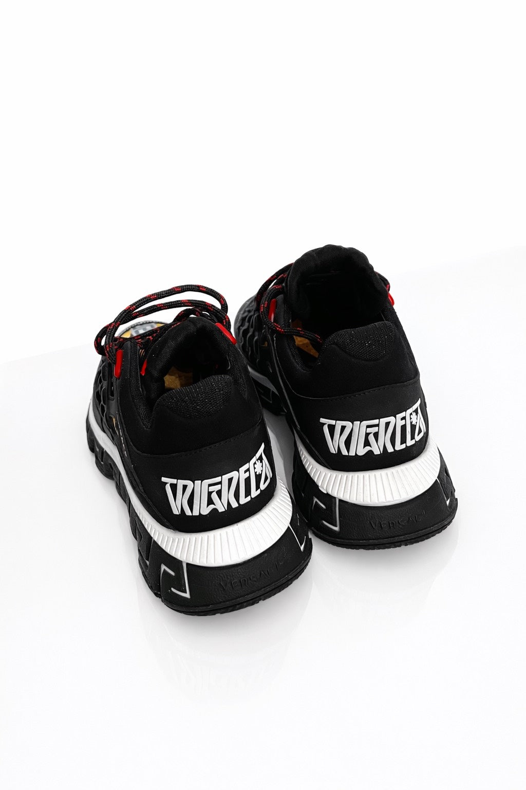 Versace Trigreca 'Barocco Print - Black'  - Size  41