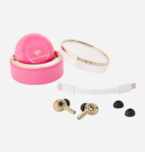 Chiara Ferragni Wireless Earbuds - Pink
